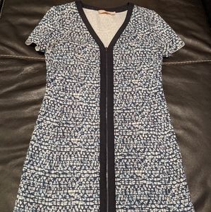 Tory Burch short sleeve zip front dress